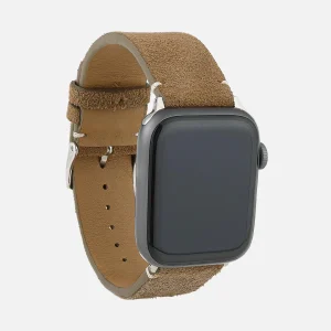 Bracelet montre cuir homme - Le Chèvre Velours APPLE