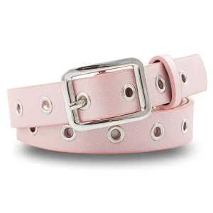 Ceinture Cuir Femme - Rose Clair
