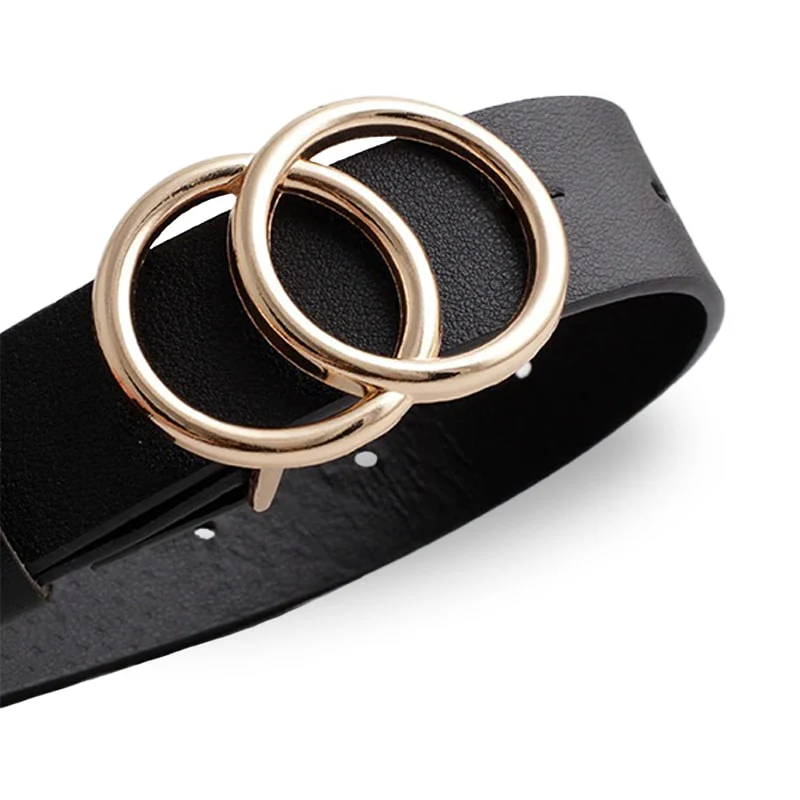 Ceinture Cuir Femme - Double Boucle – Image 3