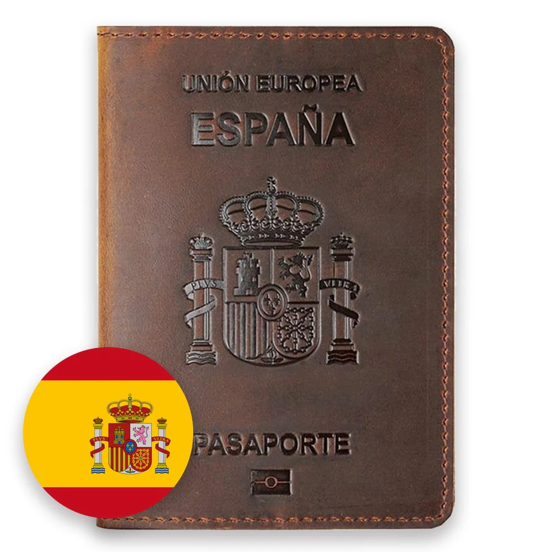 Protège-Passeport Cuir - Espagne – Image 2